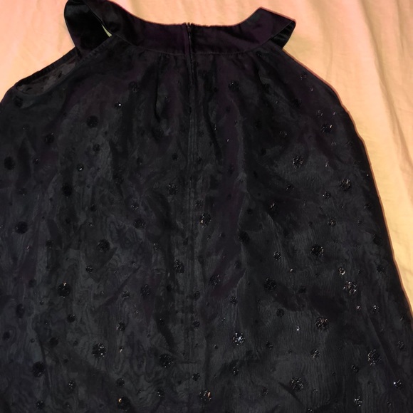 Black dress with black glitter dots - Picture 6 of 7